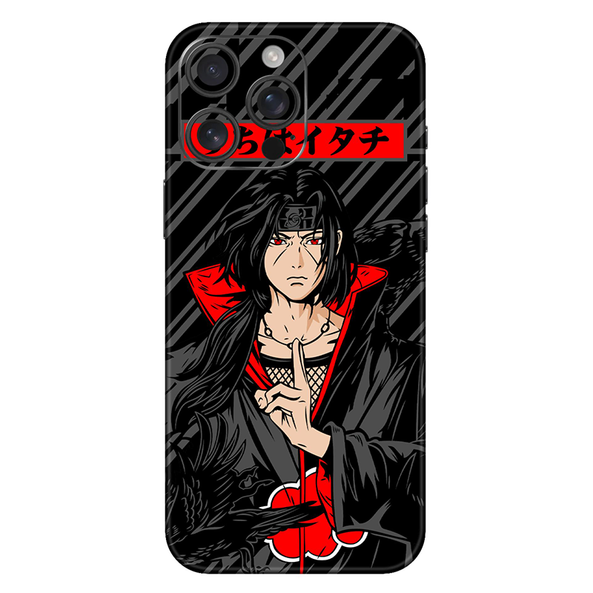 Iphone 14 Series Itachi Black Mobile Skin