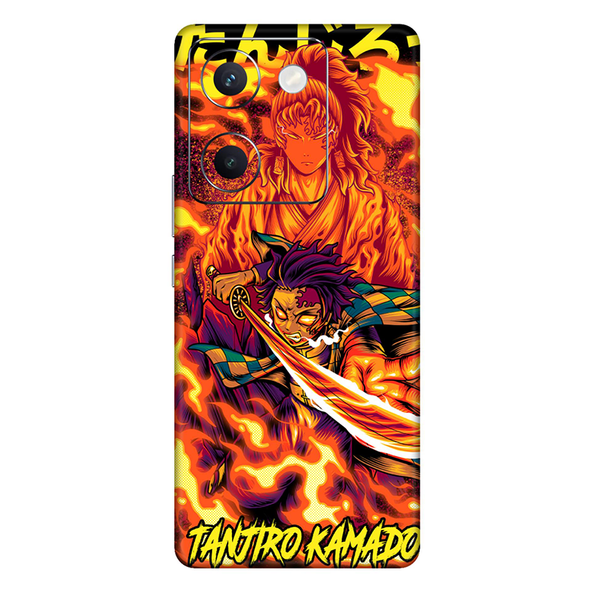 IQoo 12 Series Tanjiro Kamado Mobile Skin