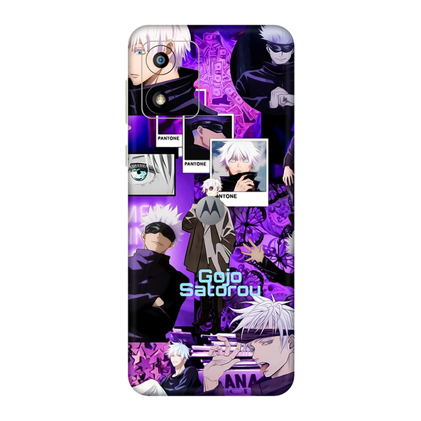 Motorola E Series Satoru Gojo Mobile Skin