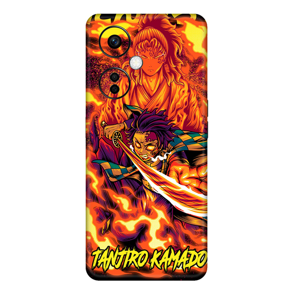 One Plus Nord CE Series Tanjiro Kamado Mobile Skin