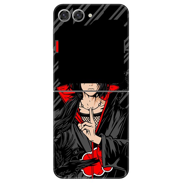 Samsung Galaxy Z Flip Series Itachi Black Mobile Skin