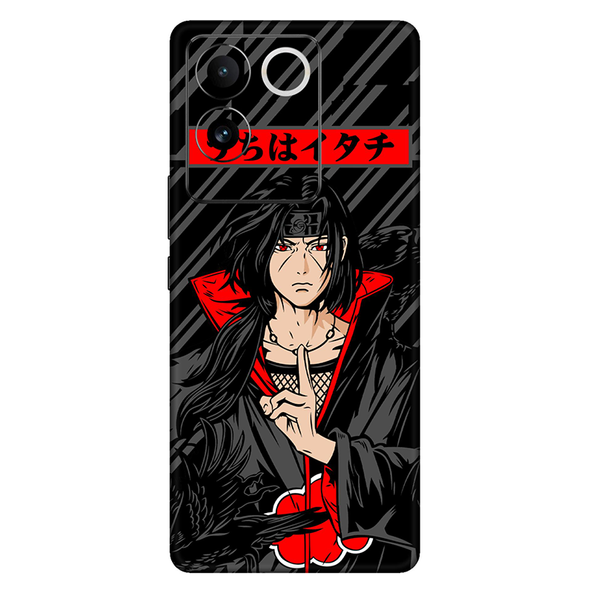 IQoo 12 Series Itachi Black Mobile Skin