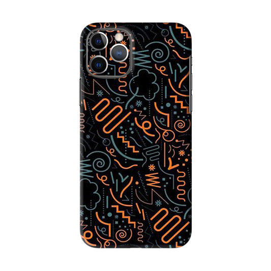 Iphone 11 Series Outlouders funky multicolor Mobile Skin
