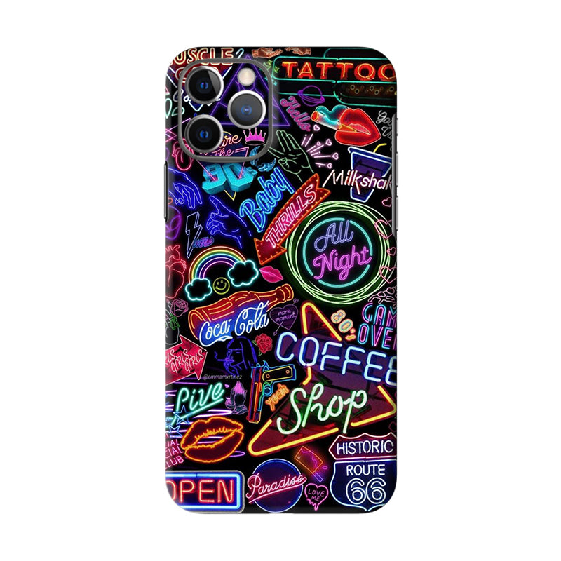 Iphone 11 Series Neon Mobile Skin Mobile Skin