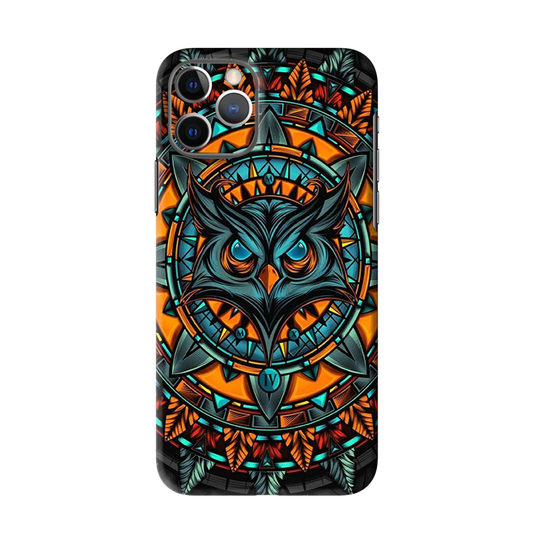 Iphone 11 Series Orange Owl Skin