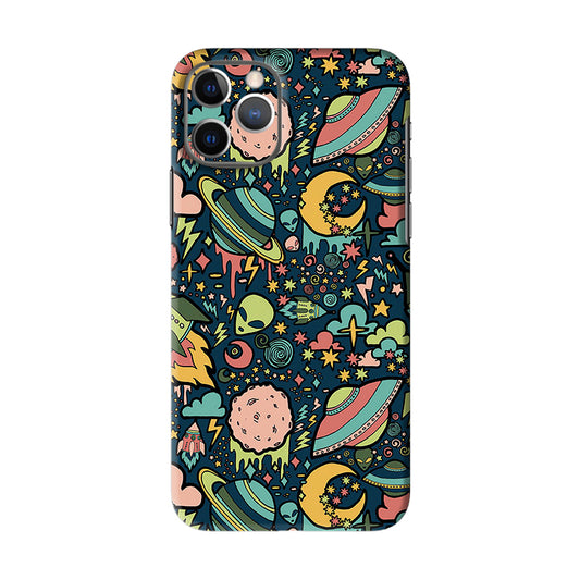 Space Doodle Aesthetic Space Mobile Skin