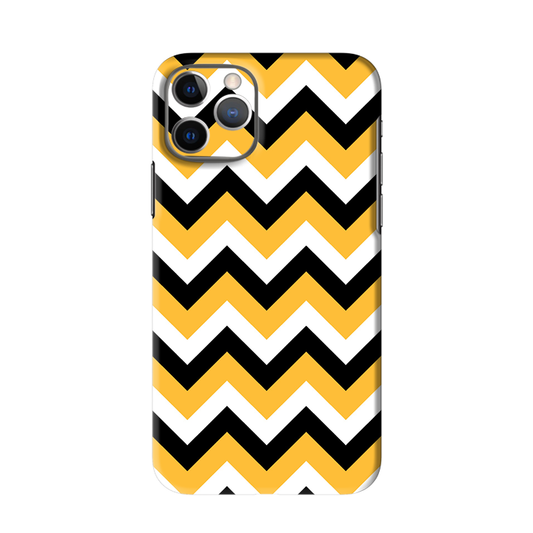 Iphone 11 Series Yellow Strips Mobile Cover