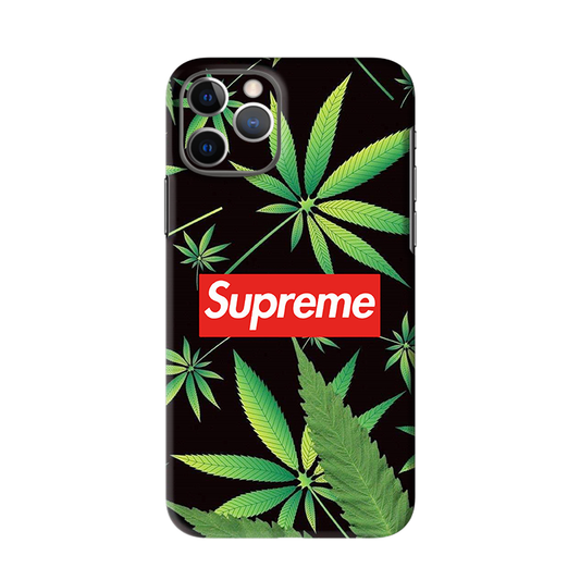 Iphone 11 Series Supreme Weed Mobile Skin