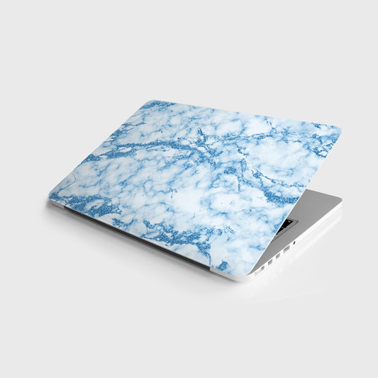 Sky Blue Marble Laptop Skin