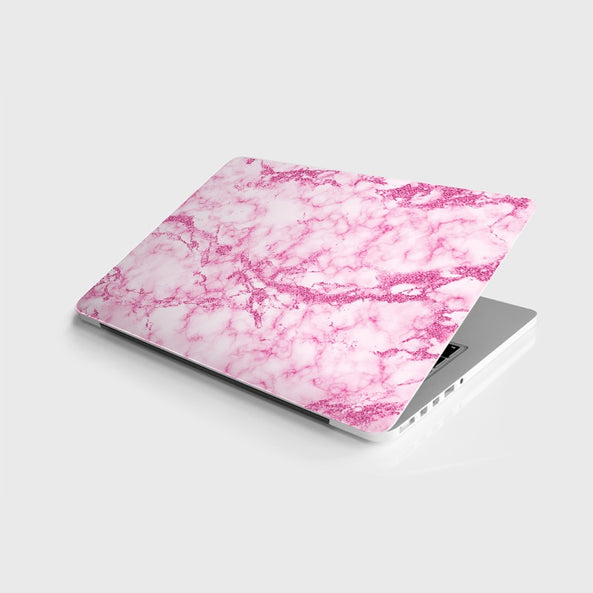 Pink Marble Laptop Skin